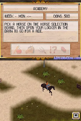 Pferd & Pony - Die Reitakademie (Europe) (En,De) screen shot game playing